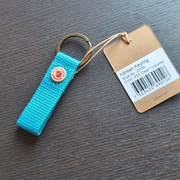 Fjallraven Kanken Key Ring FJALLRAVEN Deep Turquoise - Picture 4 of 5